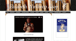 Desktop Screenshot of elizabethwinthrop.com