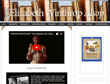 Tablet Screenshot of elizabethwinthrop.com
